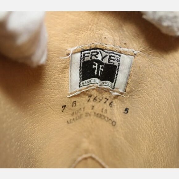 Frye Lindsay Plate Tall Black Leather Harness Riding Boots - Picture 10 of 13